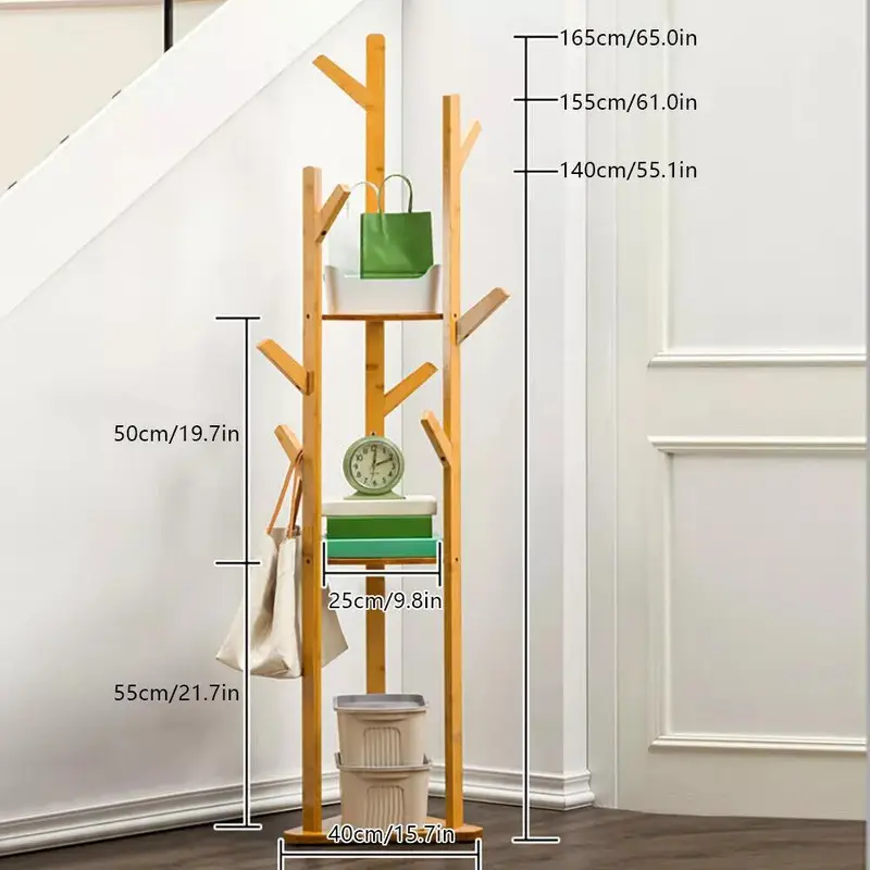 Šatní organizér, věšák bambus, BISSELL