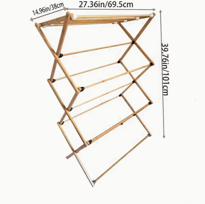 Univerzální bambusový věšák, skládací, FUSION