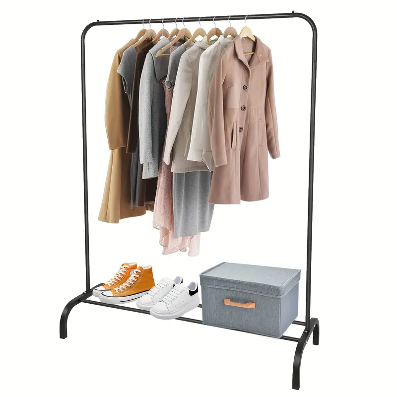 Stojan na šaty, kov černý, ALAN