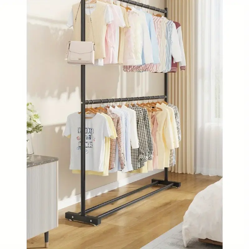 Stojan na šaty, kov černý, HORST