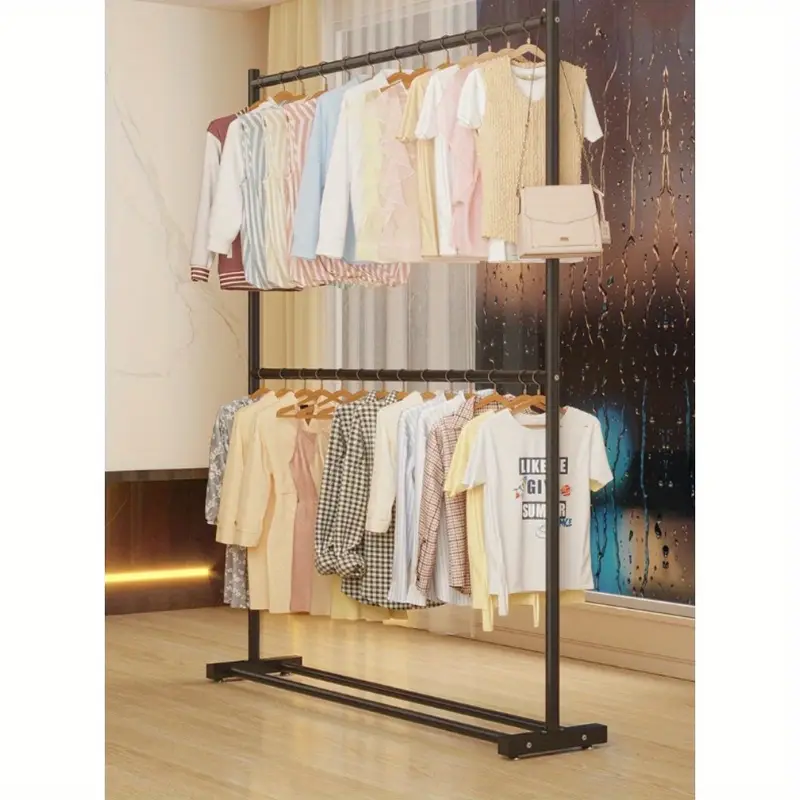 Stojan na šaty, kov černý, HORST