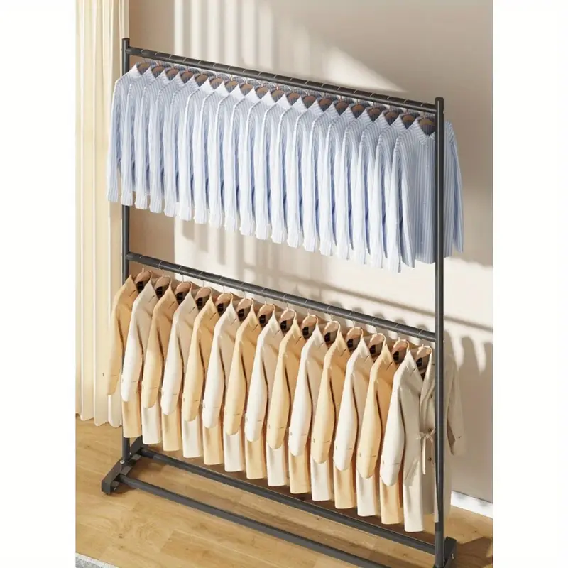 Stojan na šaty, kov černý, HORST