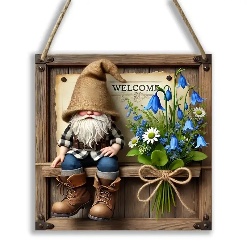 Dekorace na zeď NB-JR1125660, boho styl s trpalíkem a věncem