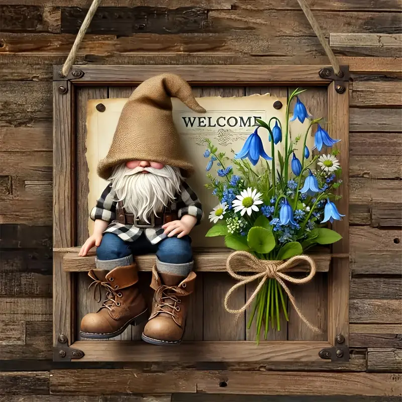 Dekorace na zeď NB-JR1125660, boho styl s trpalíkem a věncem