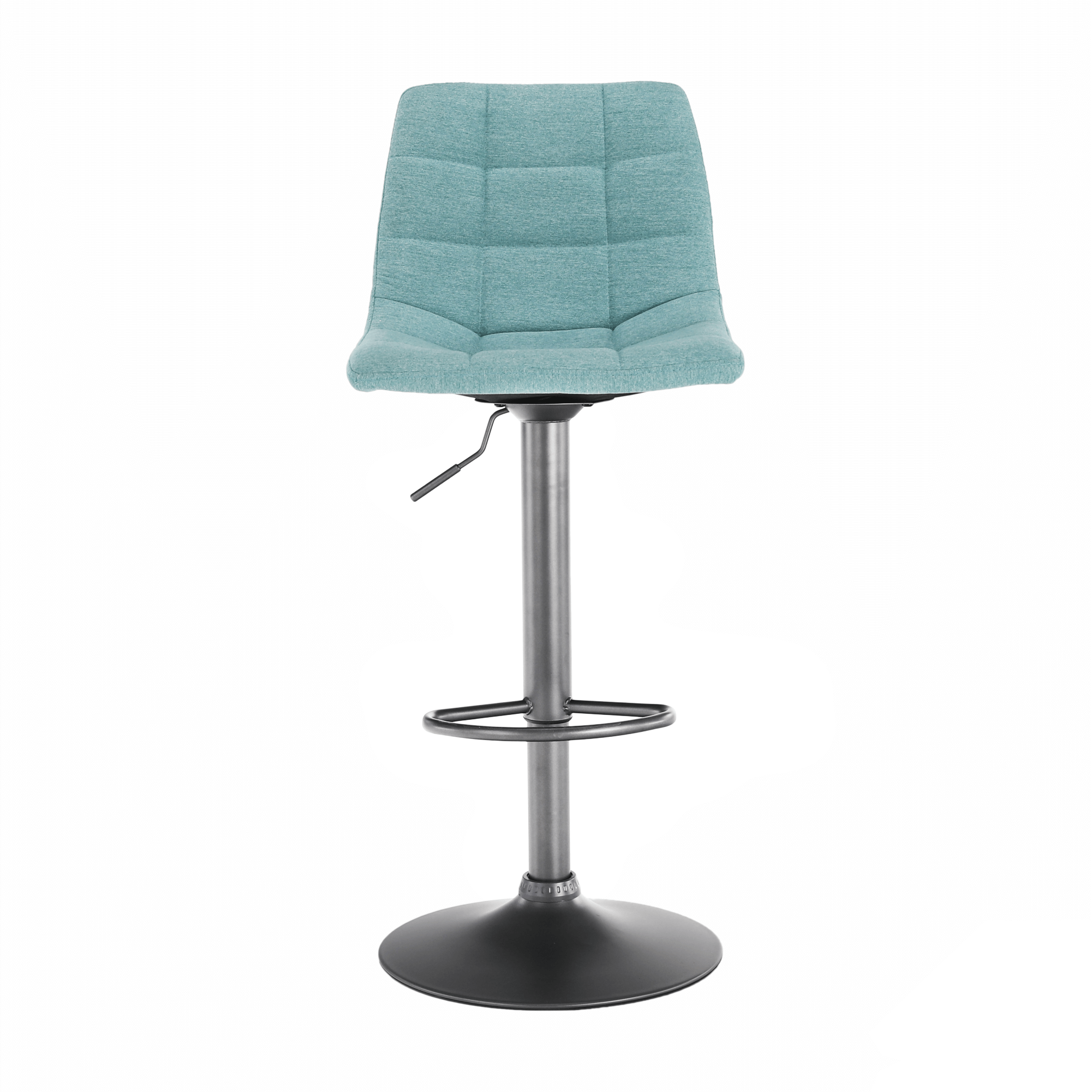 Barová židle LAHELA, mentolová / černá, výškově nastavitelná