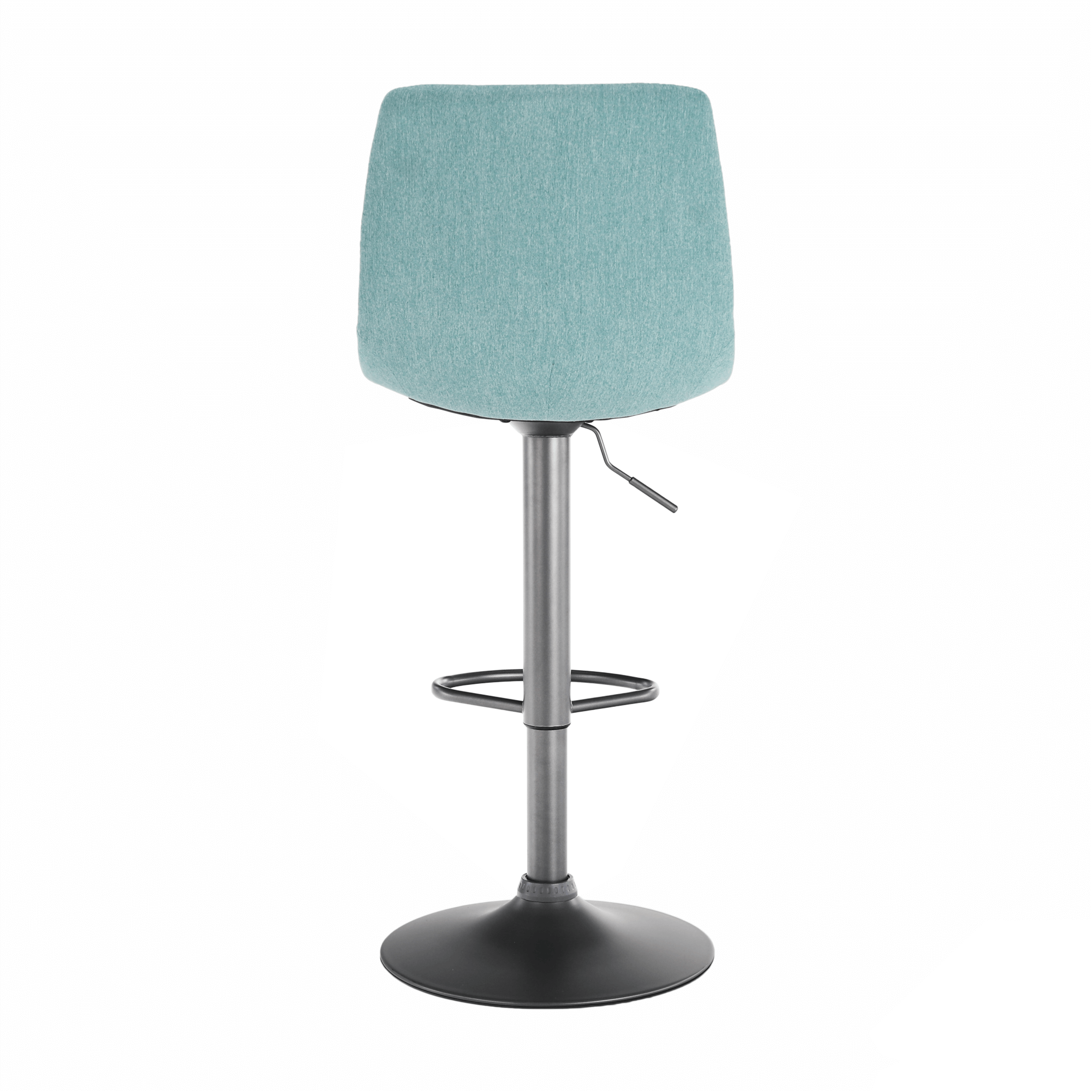 Barová židle LAHELA, mentolová / černá, výškově nastavitelná