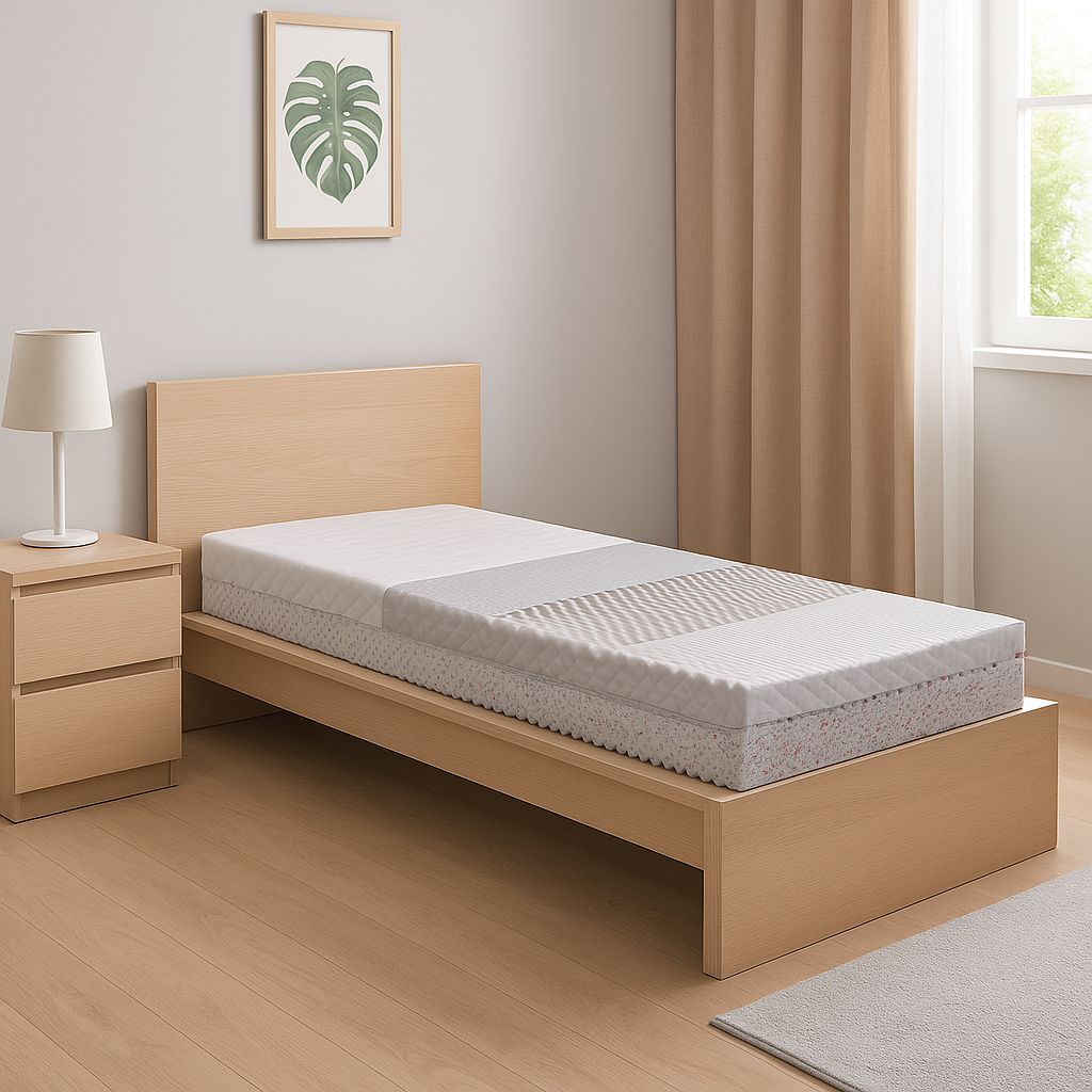 Matrace CATANIA ECO V 90×200 cm, tvrdost T4, PUR/RE pěna