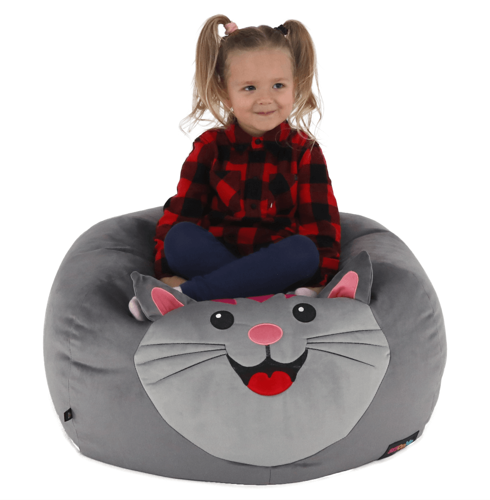 Sedací vak BABY TYP 1 – šedý, 60x45 cm