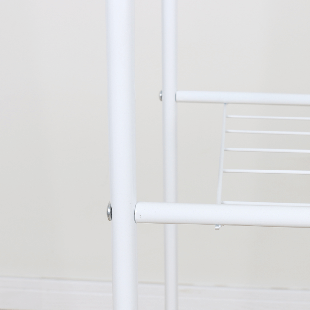 Stojan na oblečení s policemi, káva, ROTAR