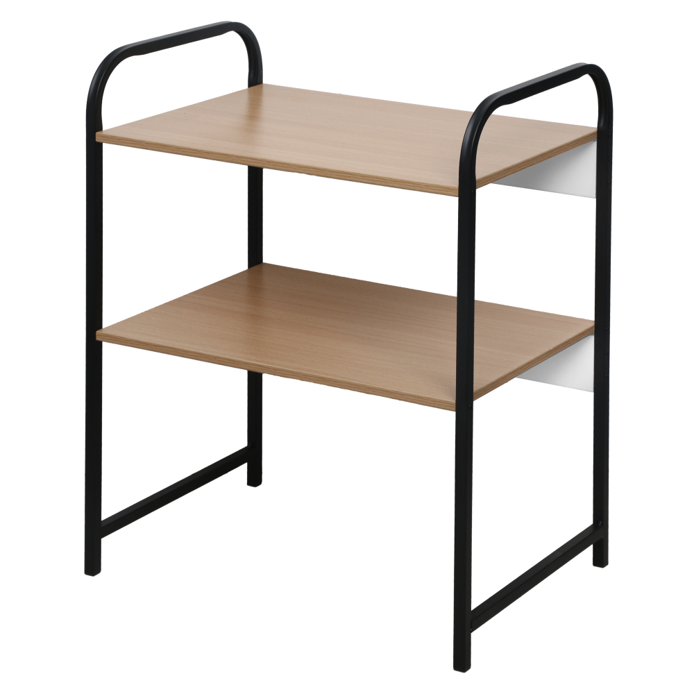 Regál, černá/hnědá, BAYAN