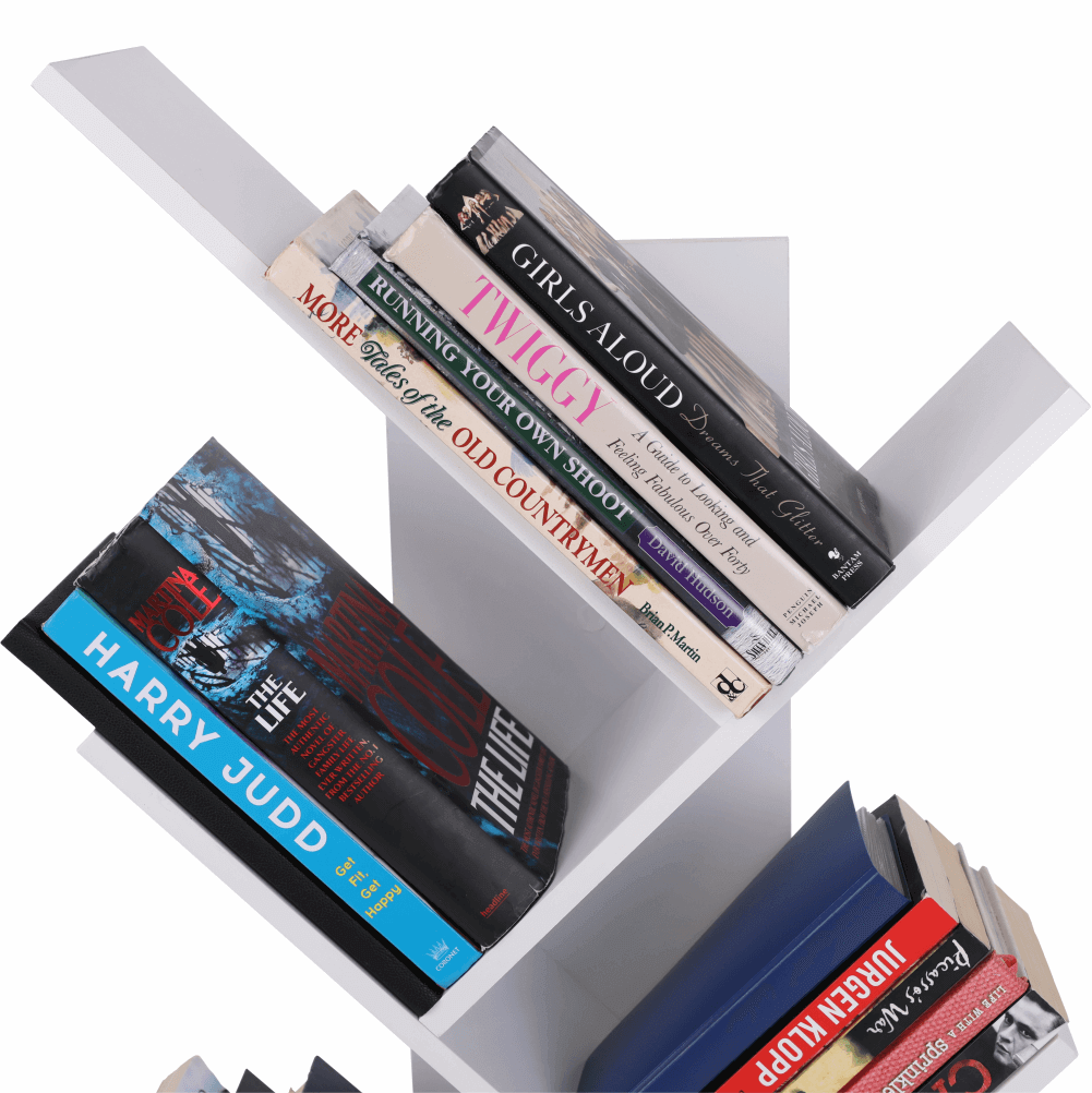 Regál, bílá, BAKI NEW TYP 1