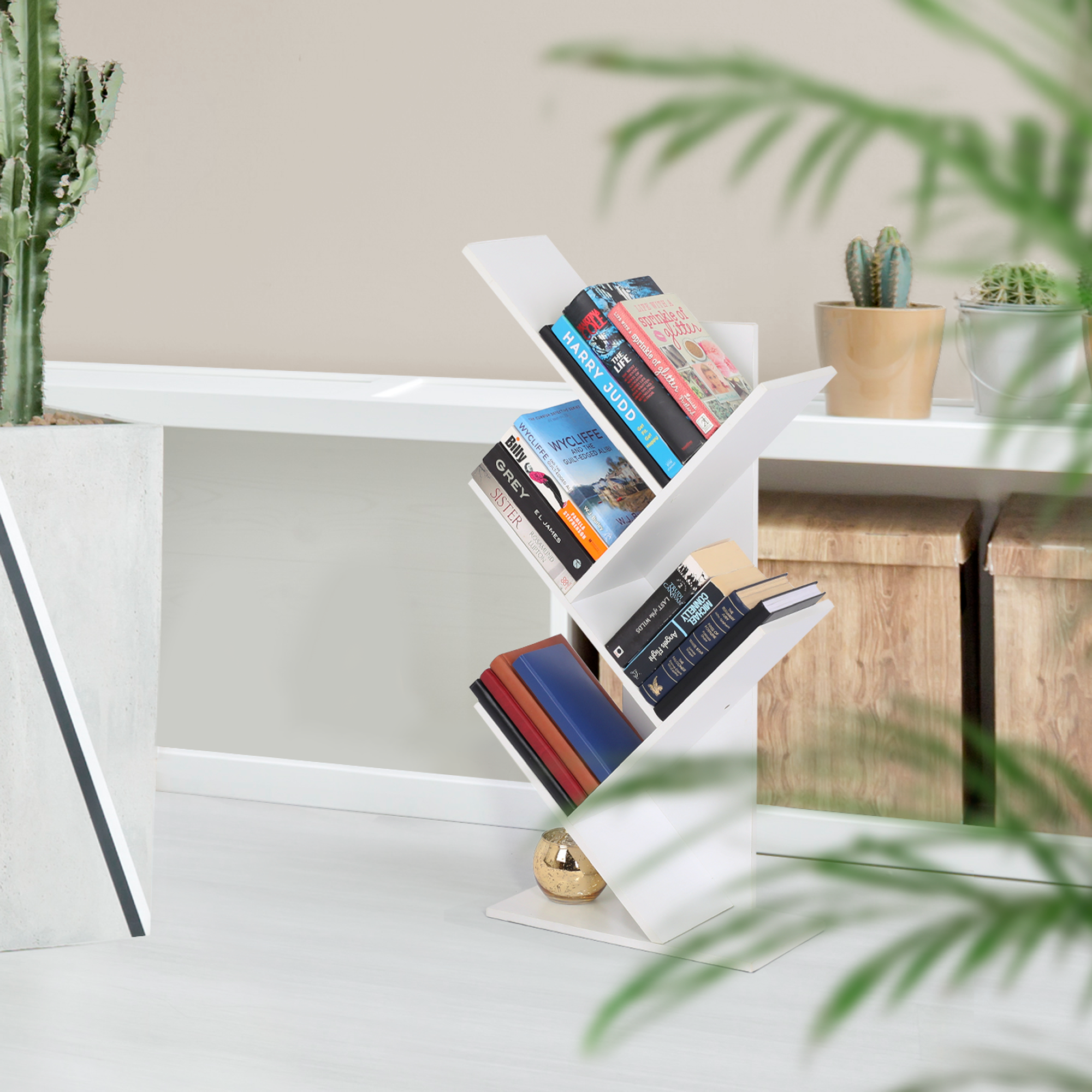 Regál, bílá, BAKI NEW TYP 3