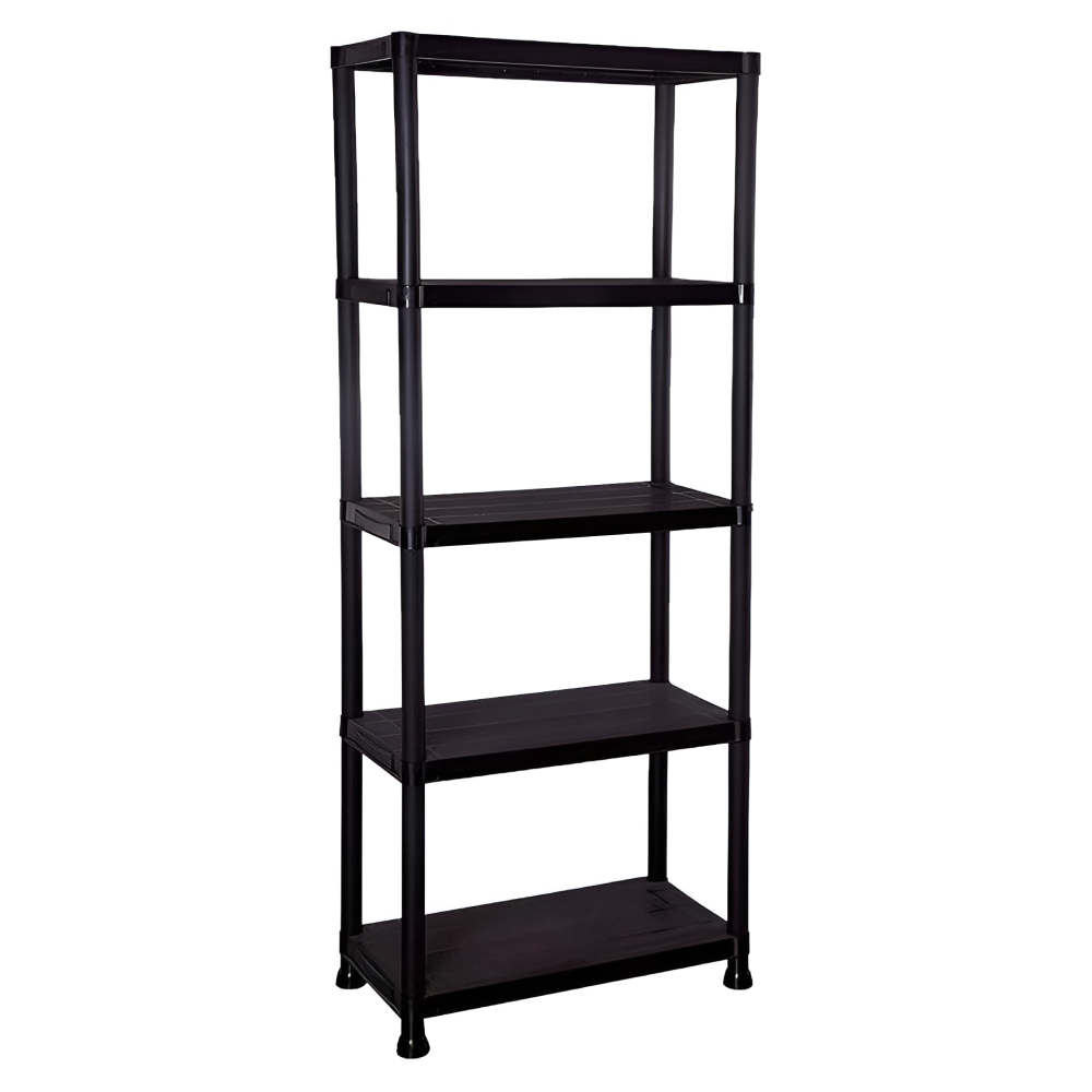 Regál, černá, ROMEN