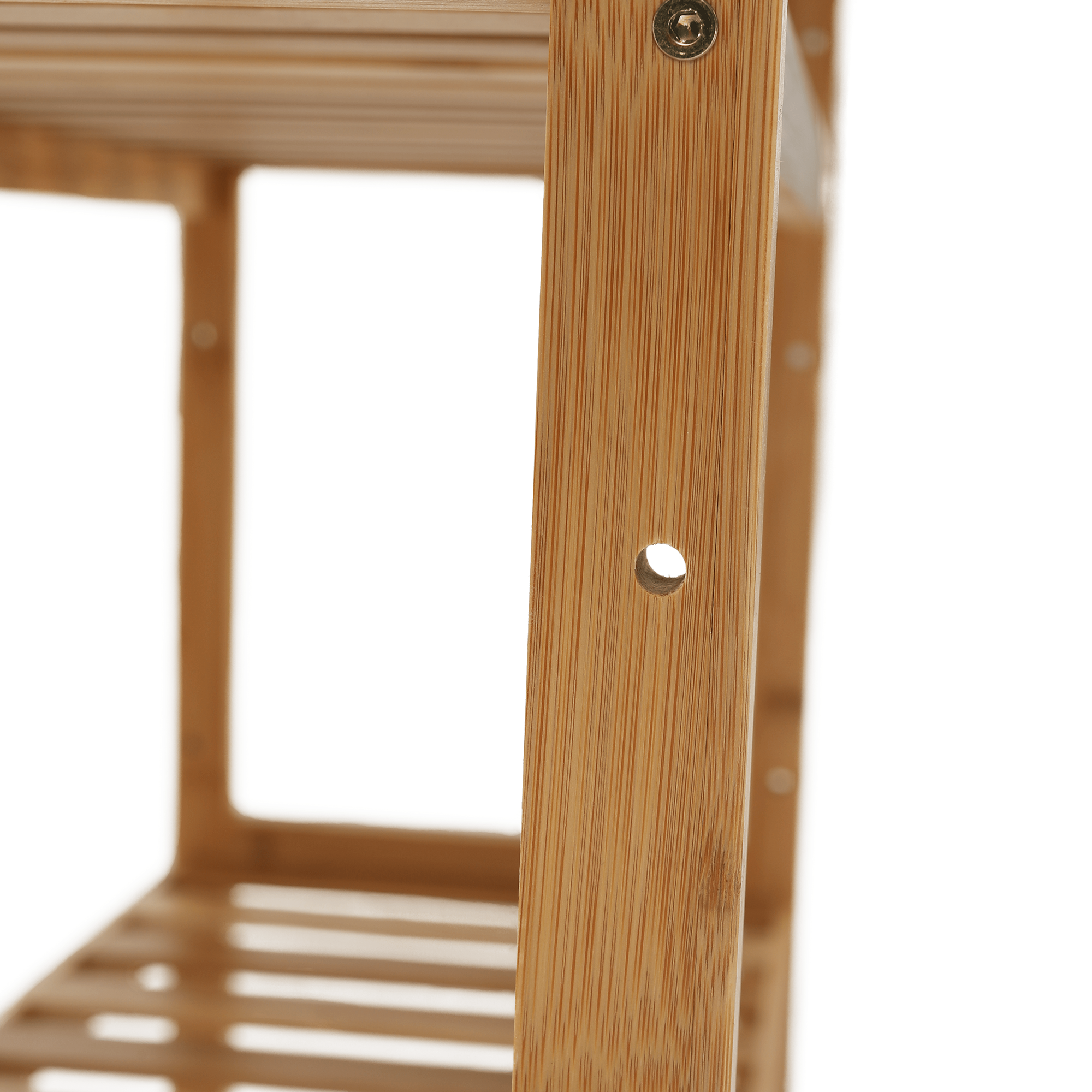 3-policový regál, přírodní bambus, FIORE TYP 1