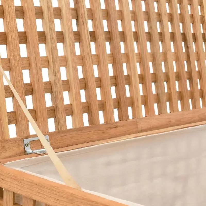 Koš na prádlo z masivního dřeva, přírodní, TOWER