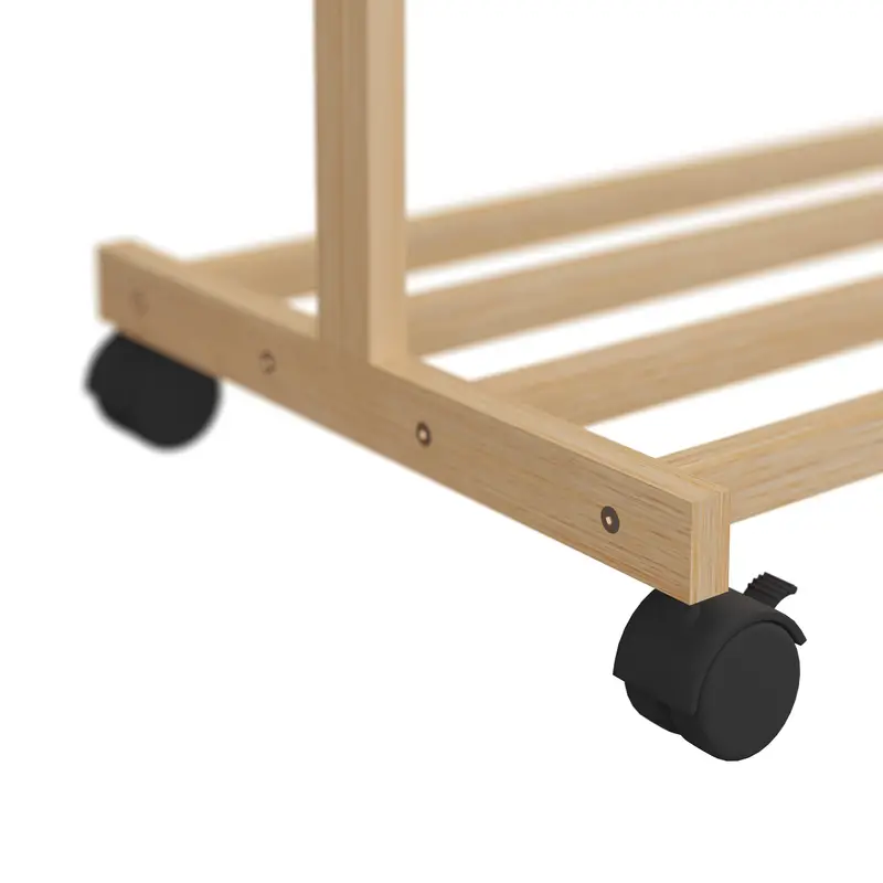 Pojízdný věšák, bambus, BUBY