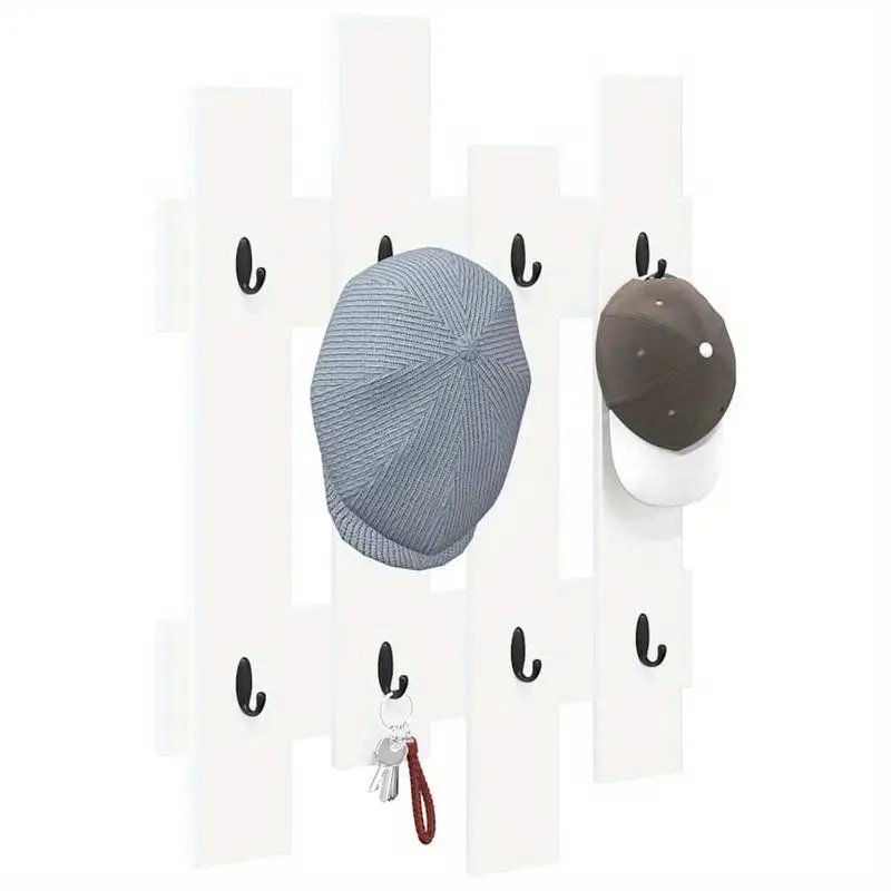 Věšáková stěna, bílá, HILAR