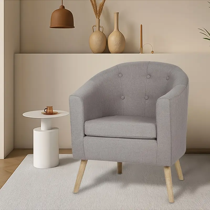 Křeslo klubové, nohy masiv přírodní, látka modrá, CLUBBY 3