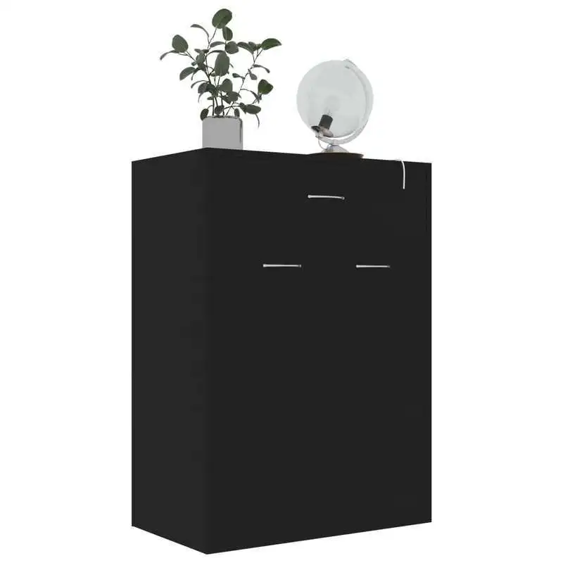 Botník, dřevo, noir, NALDO