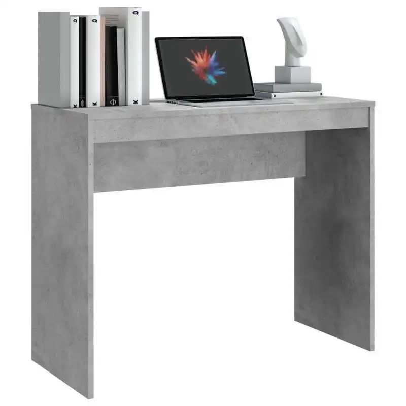 Psací, PC stůl, dřevo, beton, VERNER NEW