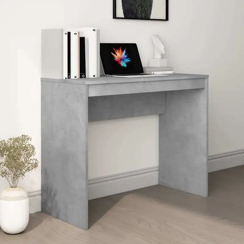 Psací, PC stůl, dřevo, beton, VERNER NEW