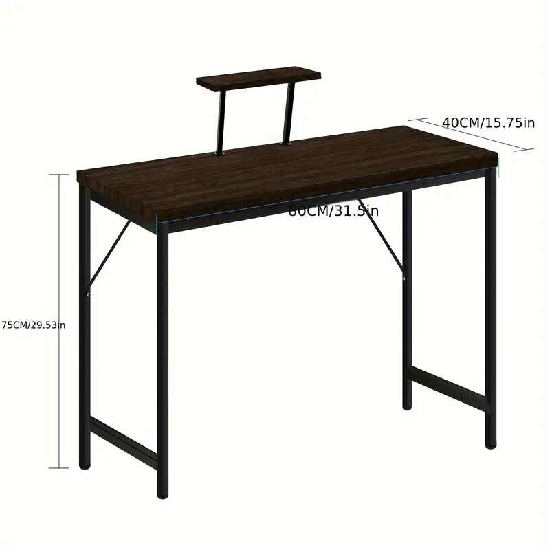 Pracovní, PC stůl, dřevo, kov, dub, bílá, TARCAL TYP 2