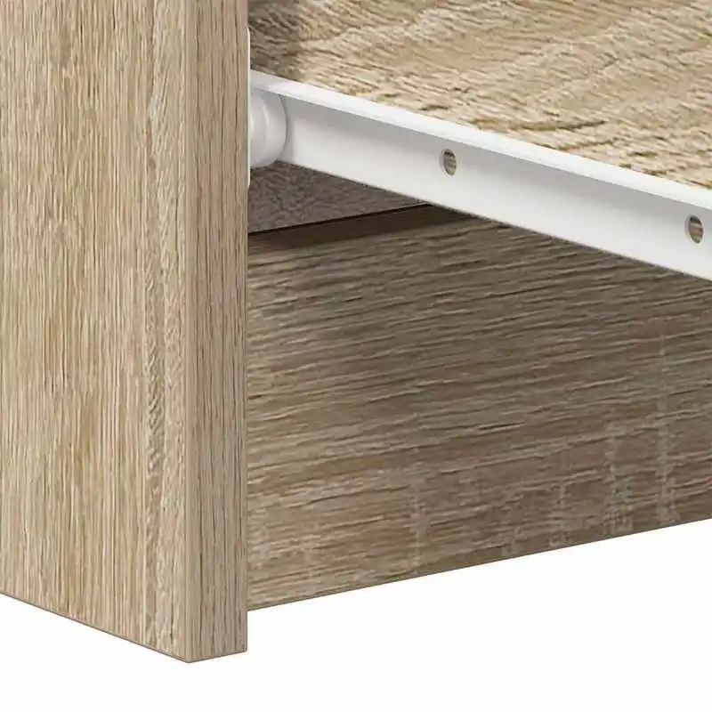 Komoda, 4 zásuvková, dřevo, dub sonoma, TAMPA TYP 4