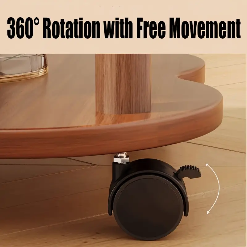 Servírovací stolek, dřevo, tmavý ořech, HENRI