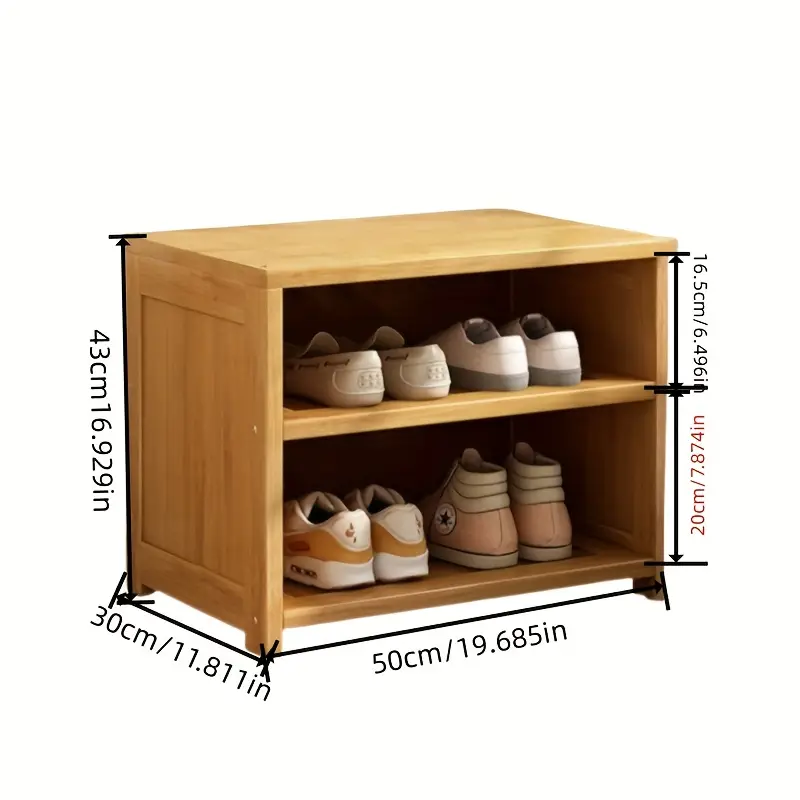 Botník, lavice na boty, přírodní bambus, MODINI TYP 5