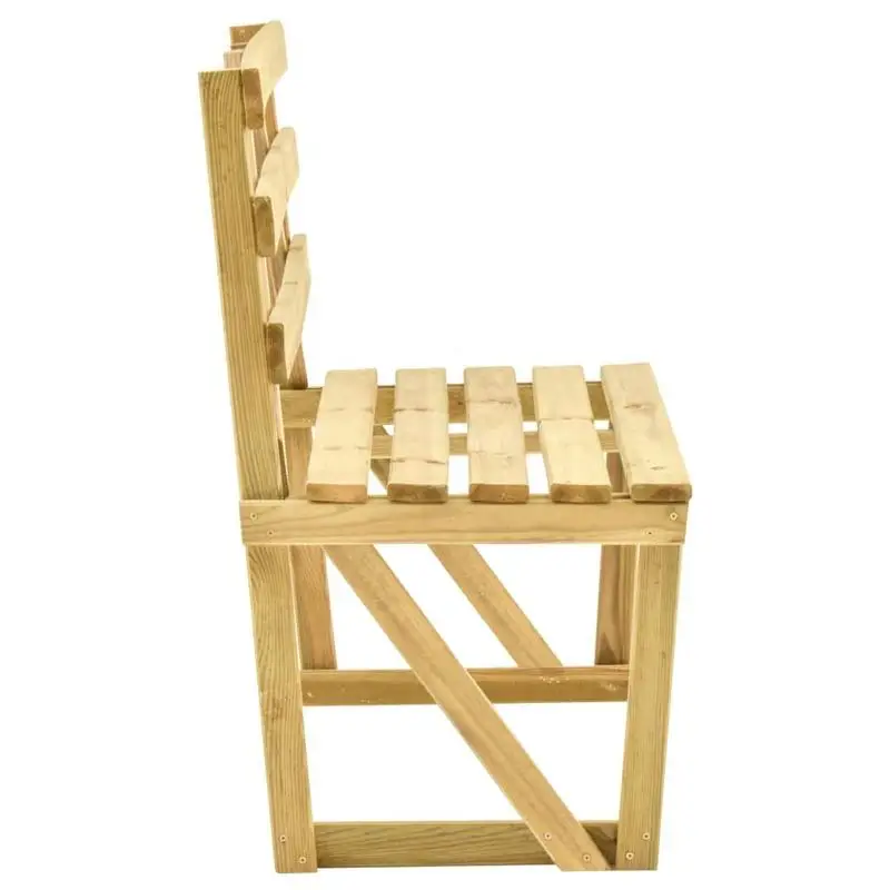 Zahradní lavička, borovicový masiv, přírodní, SABA TYP 5