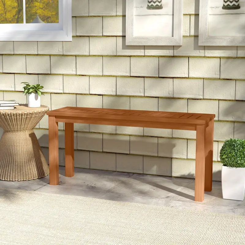 Zahradní lavička, teakový masiv, přírodní, olej, TAIMA