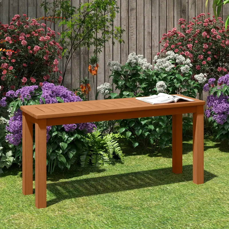 Zahradní lavička, teakový masiv, přírodní, olej, TAIMA