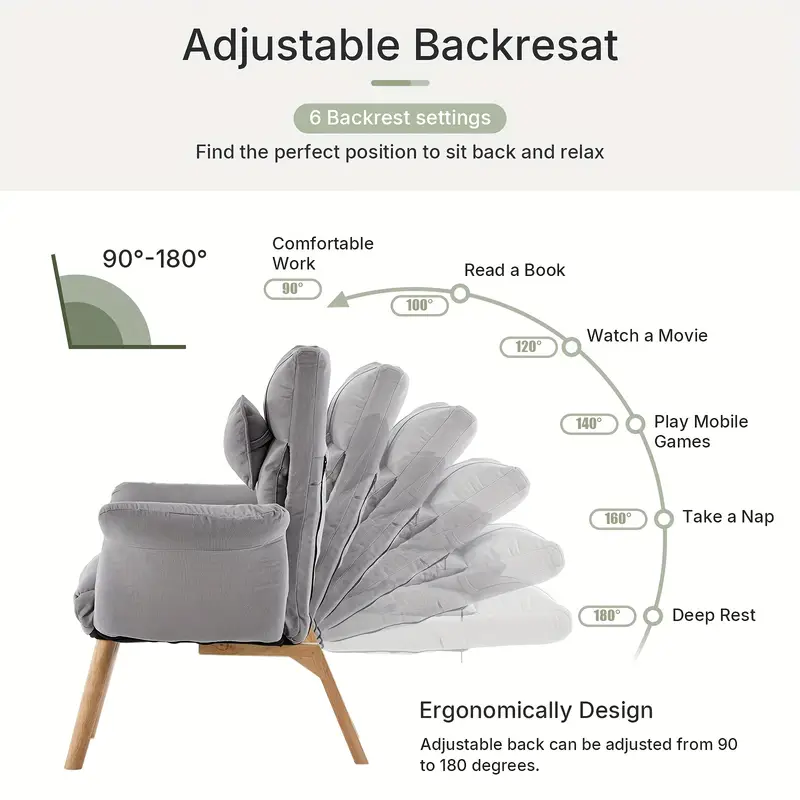 Křeslo relaxační, s podnožkou, polohovací, nohy dřevěné, látka žlutá, SAMY