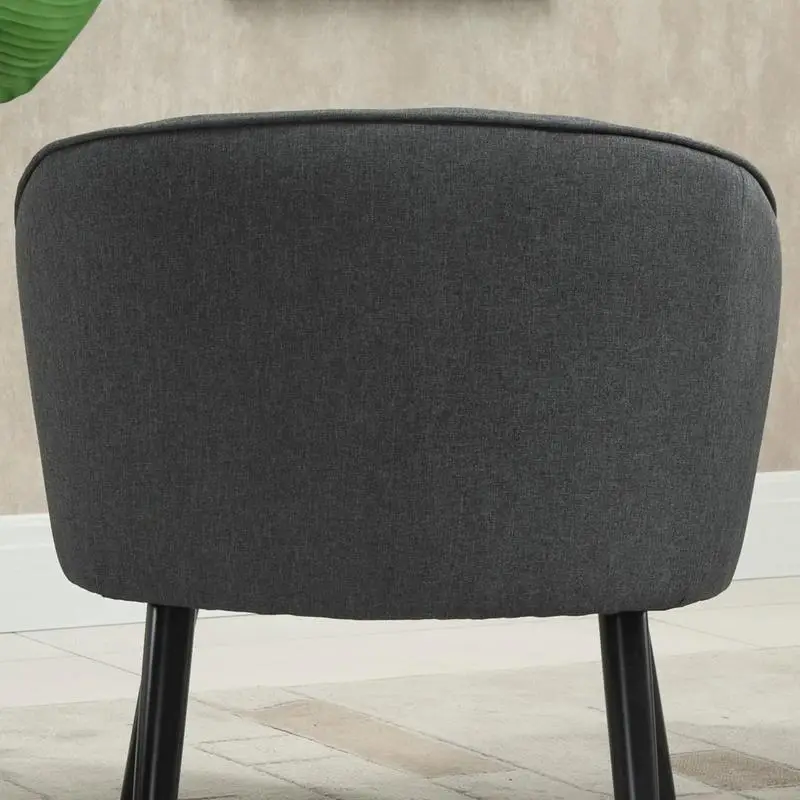 Křeslo relaxační, nohy dřevěné, látka, černá / šedá, ODOVEL