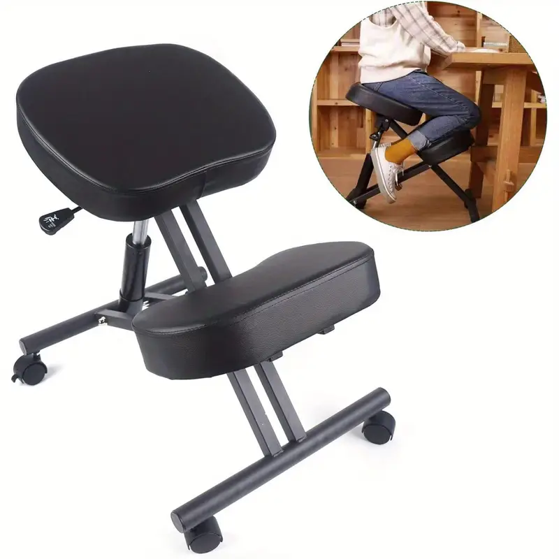 Ergonomická klekačka, ekokůže černá, KILIAN