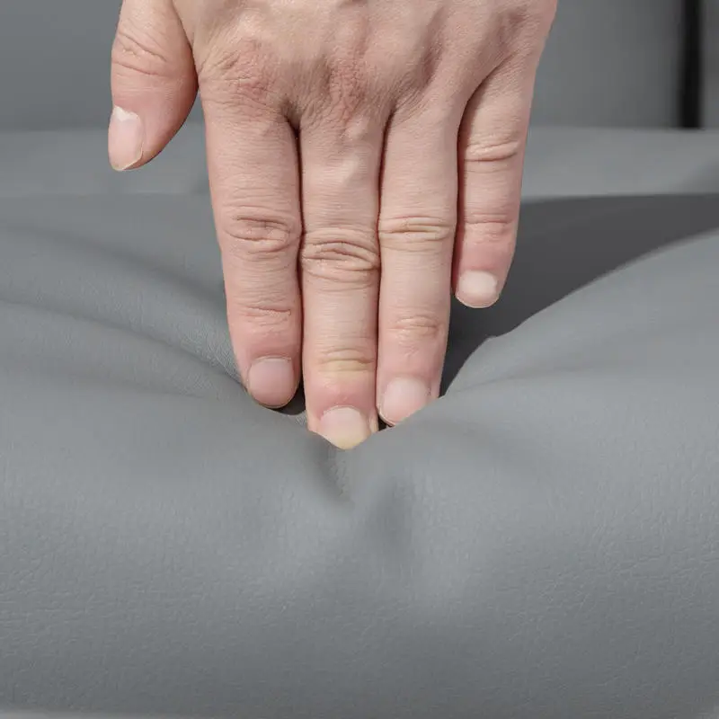 Křeslo relaxační, otočné, s podnožkou, ekokůže šedá, AUREL 2