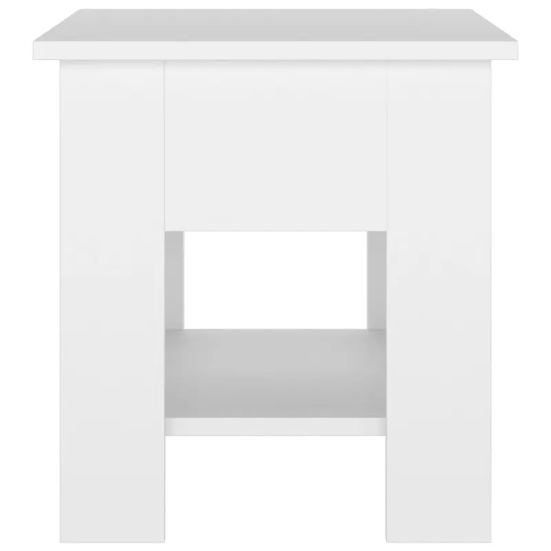 Konferenční stolek, dřevo, bílá, INTERSYS 25