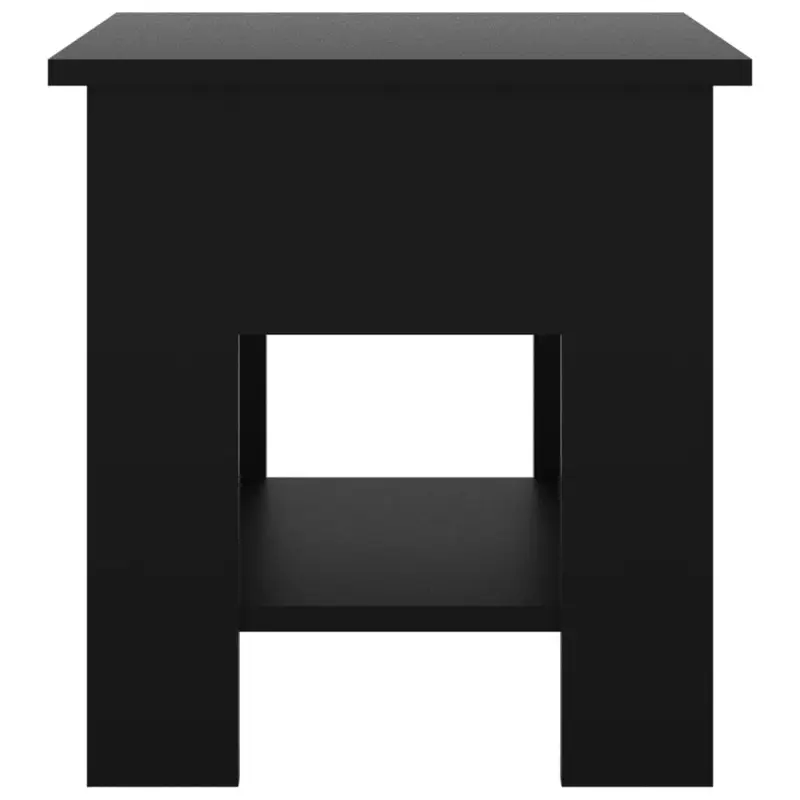 Konferenční stolek, dřevo, černá, INTERSYS 25