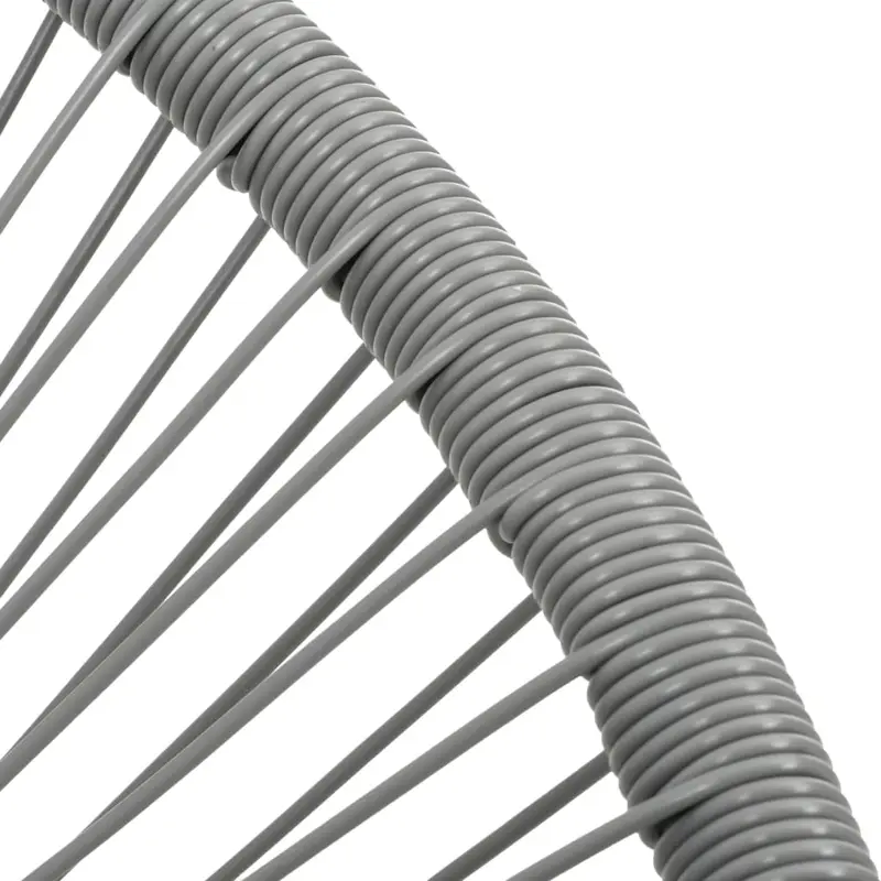 Zahradní židle, křeslo, černá, šedá, MOLINA