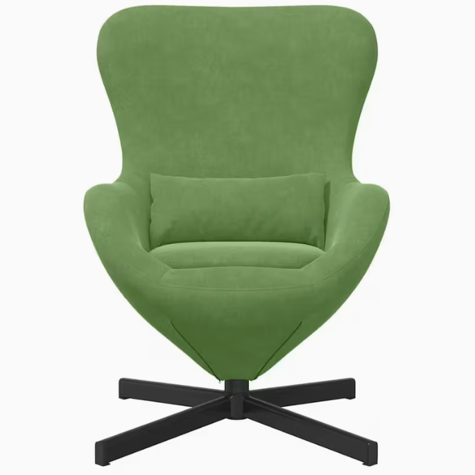 Křeslo relaxační, vajíčko, světle zelená, JOJO