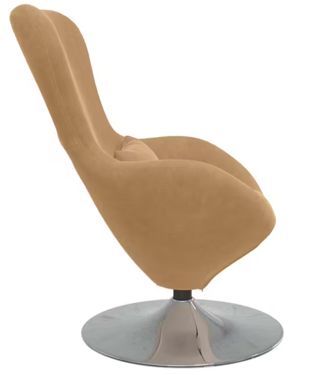 Křeslo relaxační, vajíčko, světle hnědá, JOJO