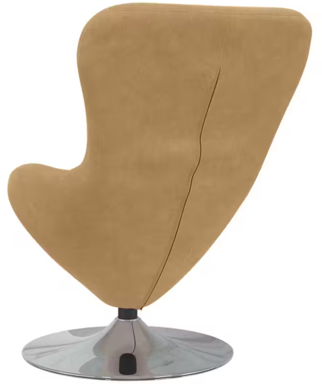 Křeslo relaxační, vajíčko, světle hnědá, JOJO