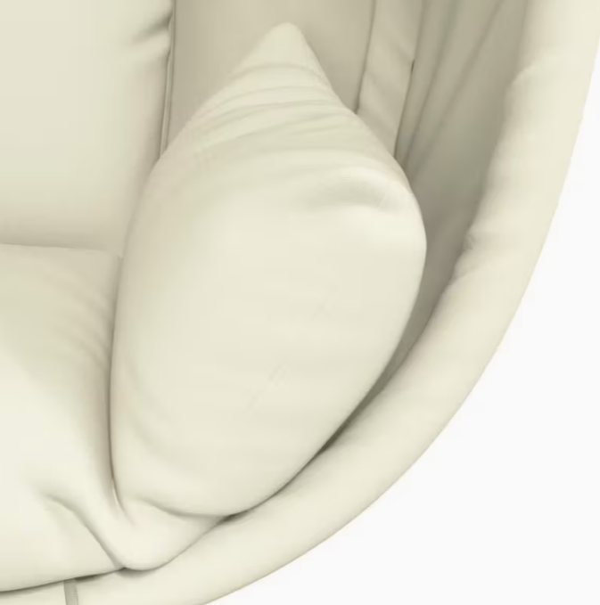 Závěsné křeslo, antracit/béžová, ZORBA NEW