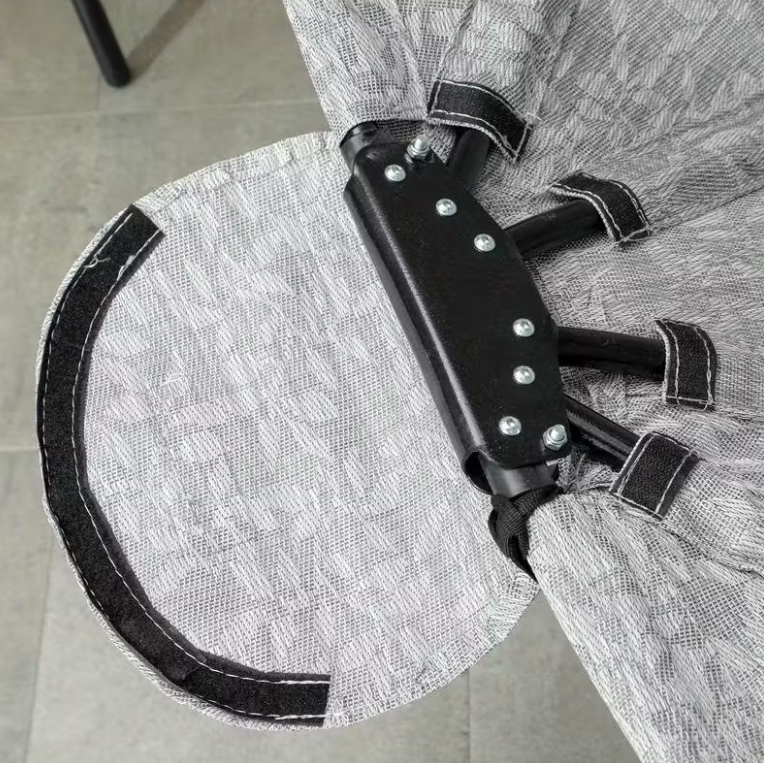 Závěsné křeslo, černá/světle šedá/tmavě šedá, GOLAN NEW