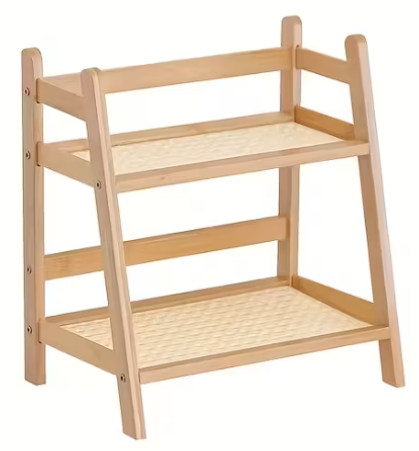 Police bambusová, tmavá, MIRA NEW