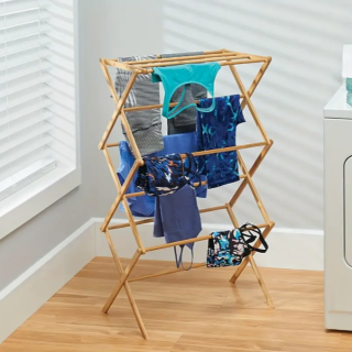 Univerzální bambusový věšák, skládací, FUSION