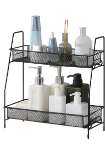 Organizér do koupelny, černá, SVAN