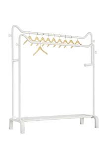 Stojan na šaty, kov bílý, KELAM