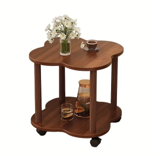 Servírovací stolek, dřevo, tmavý ořech, HENRI