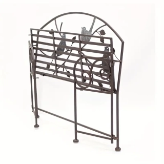 Zahradní lavička, skládací, kov, ROTINA NEW